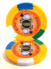 King's Casino 14 Gram Clay Poker Chips in Standard Aluminum Case - 500 Ct.