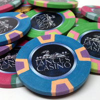 Prestige Series 10 Gram Trapezoid Clay Custom Poker Chips