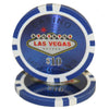 Las Vegas 14 Gram Clay Poker Chips in Black Aluminum Case - 500 Ct.