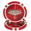 Las Vegas 14 Gram Clay Poker Chips in Standard Aluminum Case - 500 Ct.