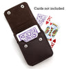 Single Deck Leather Playing Card Case