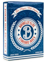 Blue Brybelly Elite Medusa Deck - Poker (Wide) Size / Regular Index