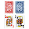 Brybelly Elite Medusa - 12 Blue-Red Decks - Poker (Wide) Size / Regular Index