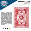 Red Brybelly Elite Medusa Deck - Poker (Wide) Size / Regular Index