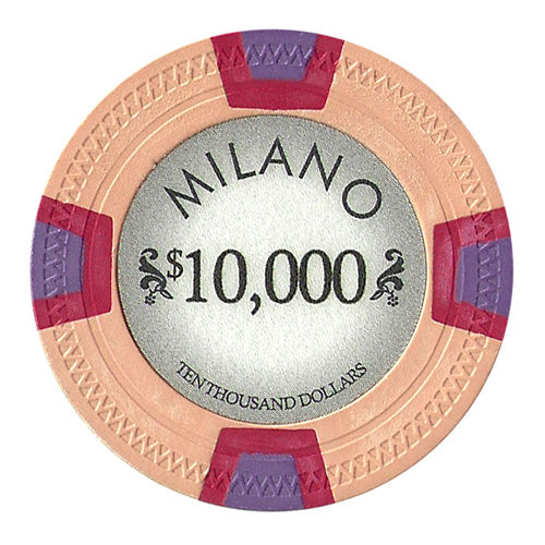 Milano 10 Gram Clay Poker Chips