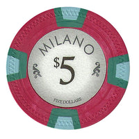 Milano 10 Gram Clay Poker Chips