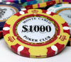 Monte Carlo 14 Gram Clay Poker Chips in Acrylic Carrier - 600 Ct.