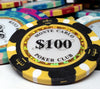 Monte Carlo 14 Gram Clay Poker Chips in Acrylic Carrier - 600 Ct.