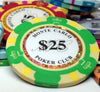 Monte Carlo 14 Gram Clay Poker Chips in Acrylic Carrier - 600 Ct.