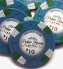 Monaco Club 13.5 Gram Clay Poker Chips - Face Shot - $10