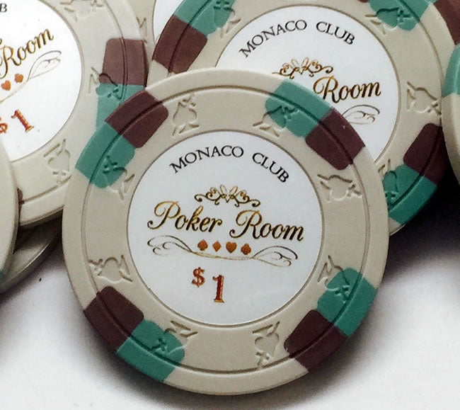 Monaco Club 13.5 Gram Poker Chip Sample Pack - 12 Chips