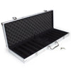 500 capacity Aluminum Poker Chip Case