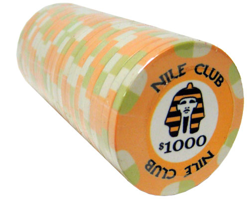 Nile Club 10 Gram Ceramic Poker Chips