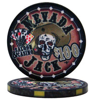 Nevada Jacks Skull 10 Gram Ceramic Poker Chips