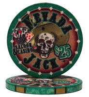 Nevada Jacks Skull 10 Gram Ceramic Poker Chip Sample Pack - 9 Chips