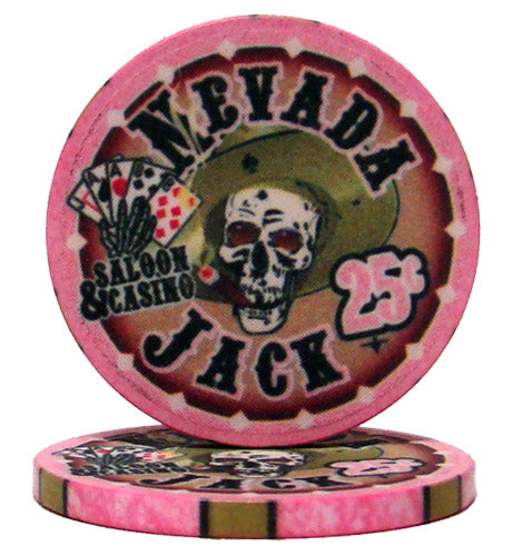 Nevada Jacks Skull 10 Gram Ceramic Poker Chips