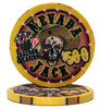 Nevada Jacks Skull 10 Gram Ceramic Poker Chip Sample Pack - 9 Chips