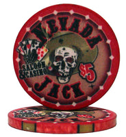 Nevada Jacks Skull 10 Gram Ceramic Poker Chip Sample Pack - 9 Chips