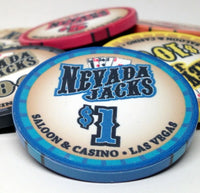 Nevada Jacks Saloon Series 10 Gram Ceramic Poker Chips