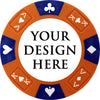 Prestige Series Custom Poker Chip - Orange