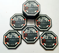 Custom Ceramic Poker Chips - Octagon Shaped