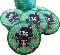 Pieces of Eight 10 Gram Ceramic Pirate Poker Chips