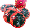 Pieces of Eight 10 Gram Ceramic Pirate Poker Chips Sample Pack - 7 Chips