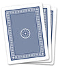 Unbranded Red Blue Pinochle Playing Cards - QTY 12