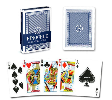 Unbranded Blue Pinochle Playing Cards Single Deck