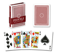 Unbranded Red Pinochle Playing Cards Single Deck