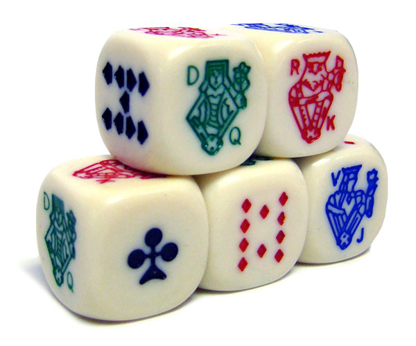 Poker Dice Pack - 5 Dice