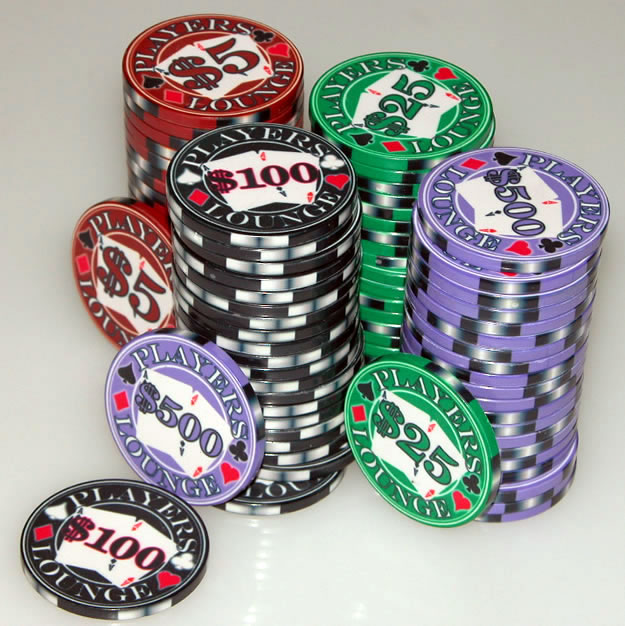 Pocket Aces 10 Gram Ceramic Custom Poker Chip Sample Pack - 8 chips