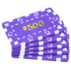 Rectangular $500 Purple Poker Plaques - Qty 5