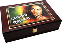 Custom Printed Wood Poker Chip Case - 200 Chip Capacity