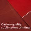 Red Sublimation Poker Table Felt