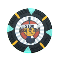 Rock & Roll 13.5 Gram Clay Poker Chips in Aluminum Case - 750 Ct.