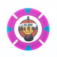 Rock & Roll 13.5 Gram Clay Poker Chips in Black Aluminum Case - 500 Ct.