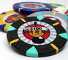 Rock & Roll 13.5 Gram Clay Poker Chips in Aluminum Case - 750 Ct.