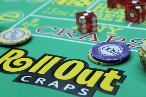 Rollout Gaming Craps Table Top