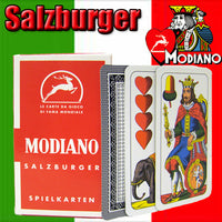 Modiano Salzburger Plastic Coated Italian Regional Playing Cards