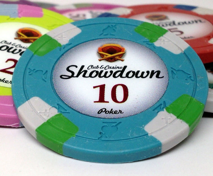 Showdown 13.5 Gram Poker Chip Sample Pack - 12 Chips