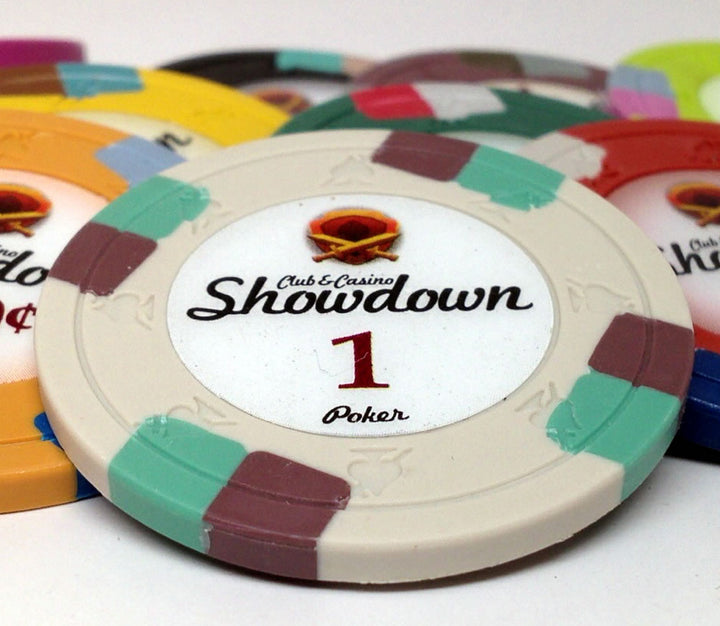 Showdown 13.5 Gram Poker Chip Sample Pack - 12 Chips