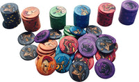 Spartan Warrior 10 Gram Ceramic Poker Chips Sample Pack - 6 Chips