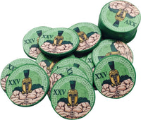 Spartan Warrior 10 Gram Ceramic Poker Chips Sample Pack - 6 Chips