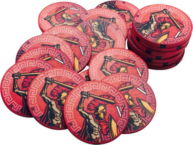 Spartan Warrior 10 Gram Ceramic Poker Chips