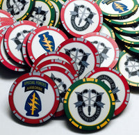 Ceramic Military Challenge Coins