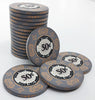 The Victorian Custom Ceramic Poker Chip Sample Pack - Gray