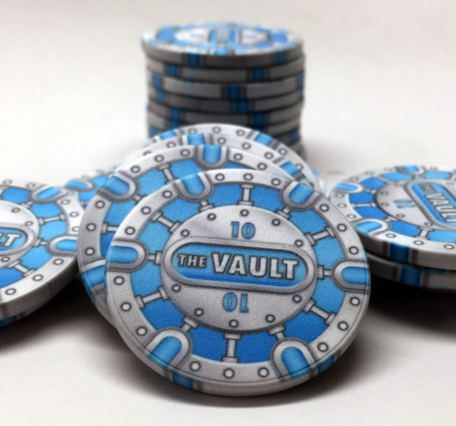 10 Gram Ceramic Custom Poker Chips - Semi Custom - The Vault Series