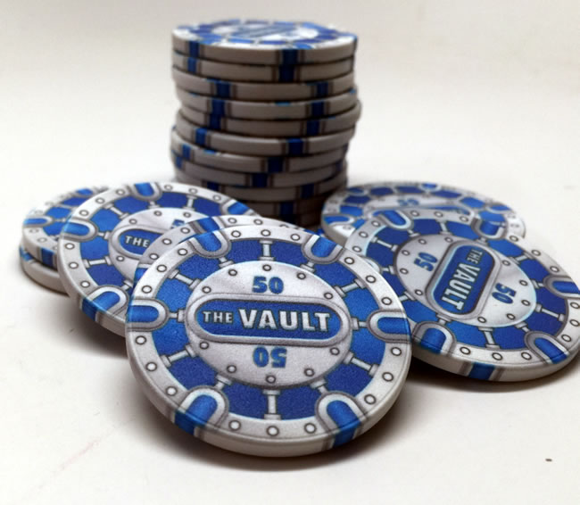 10 Gram Ceramic Custom Poker Chips - Semi Custom - The Vault Series