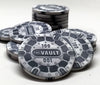 The Vault Series 10 Gram Ceramic Custom Poker Chip Sample Pack - 8 chips